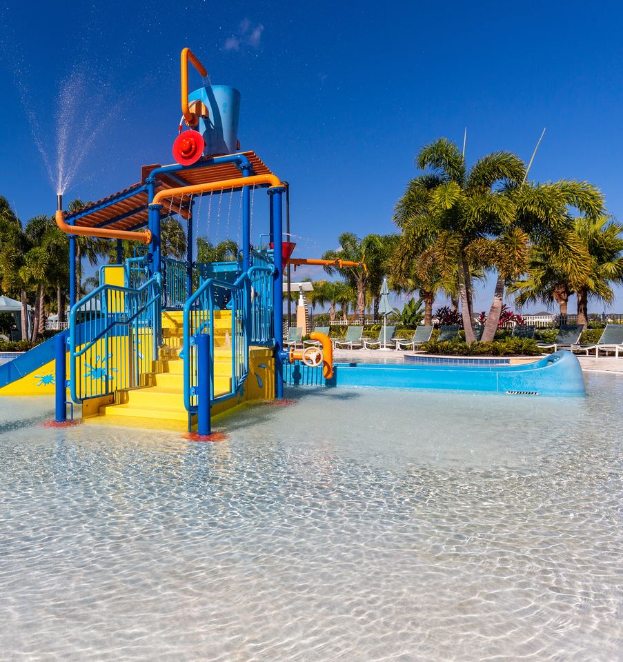 Splash pad at the Solara amenity center
